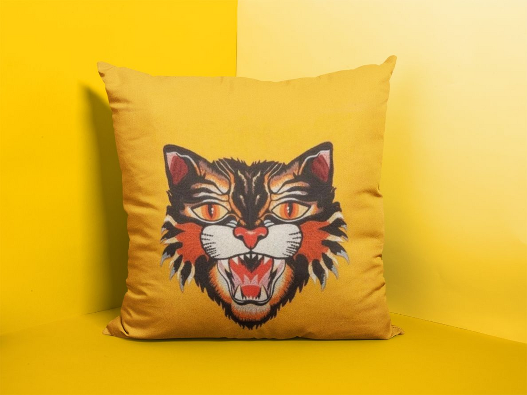 Glamorous Pups : Ken Cat Cushion/Pillow