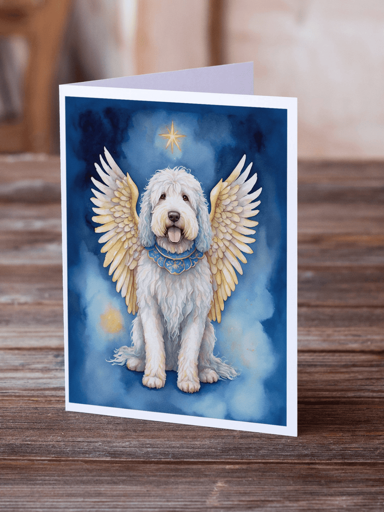 Glamorous Pups : Komondor My Angel Greeting Cards Pack of 8