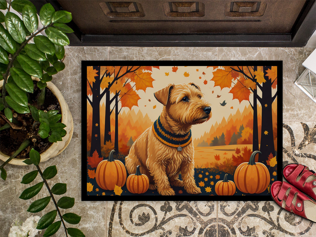 Glamorous Pups : Lakeland Terrier Fall Doormat