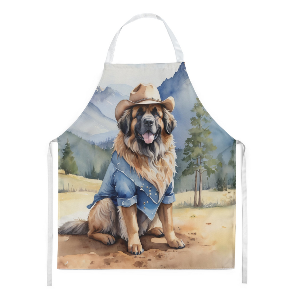 Glamorous Pups : Leonberger Cowboy Welcome Apron