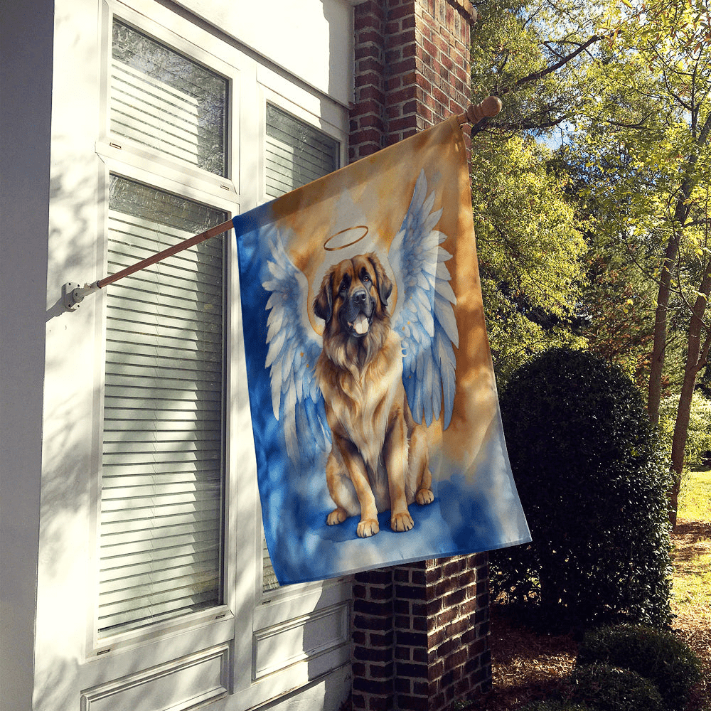Glamorous Pups : Leonberger My Angel House Flag
