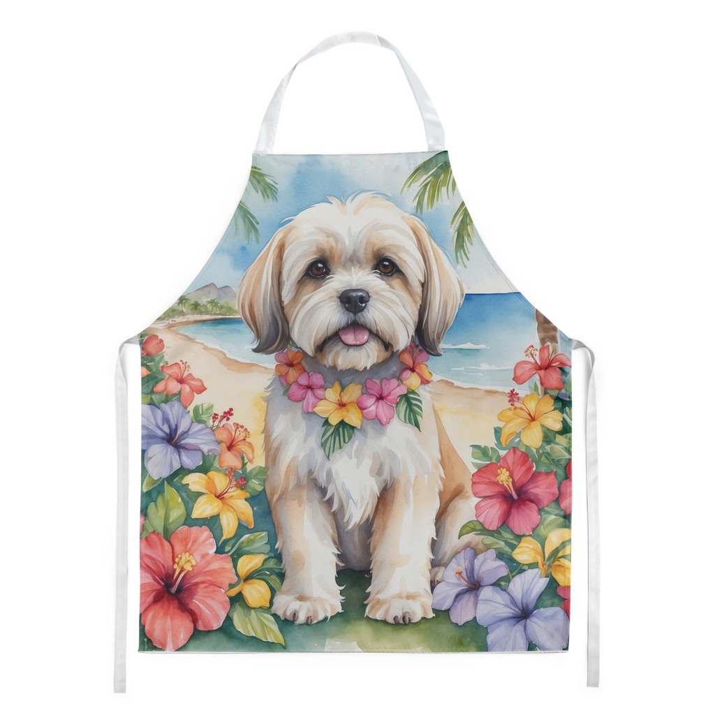Glamorous Pups : Lhasa Apso Luau Apron