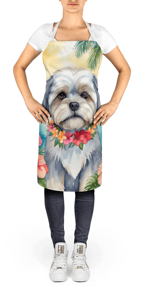 Glamorous Pups : Lhasa Apso Luau Apron