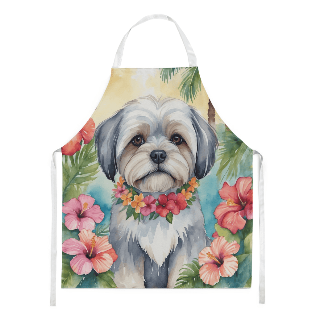 Glamorous Pups : Lhasa Apso Luau Apron