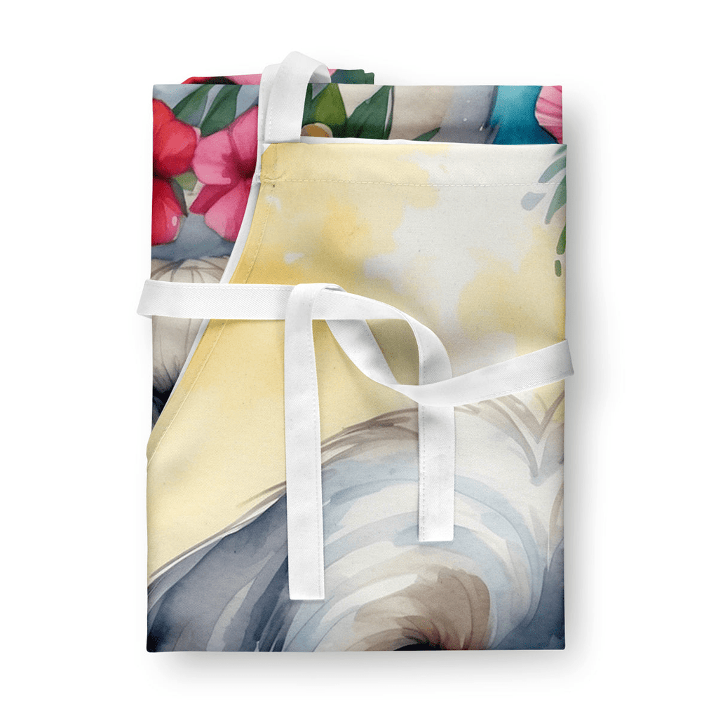 Glamorous Pups : Lhasa Apso Luau Apron