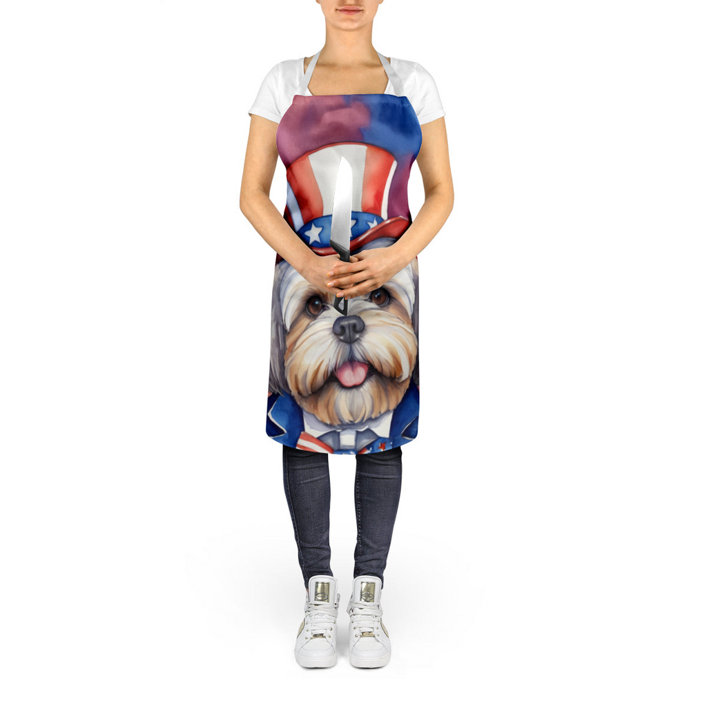 Glamorous Pups : Lhasa Apso Patriotic American Apron