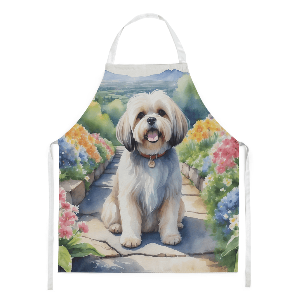 Glamorous Pups : Lhasa Apso Spring Path Apron