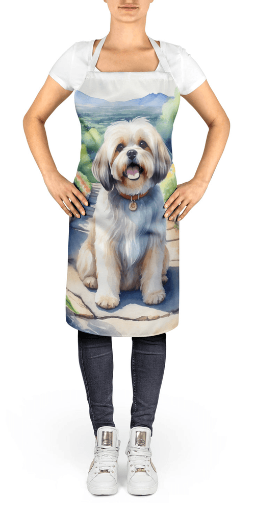 Glamorous Pups : Lhasa Apso Spring Path Apron