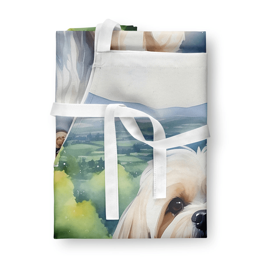 Glamorous Pups : Lhasa Apso Spring Path Apron