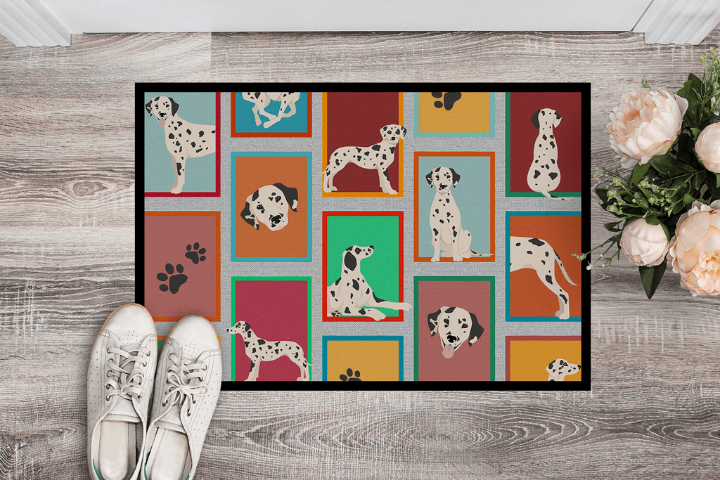 Glamorous Pups : Lots of Dalmatian Doormat