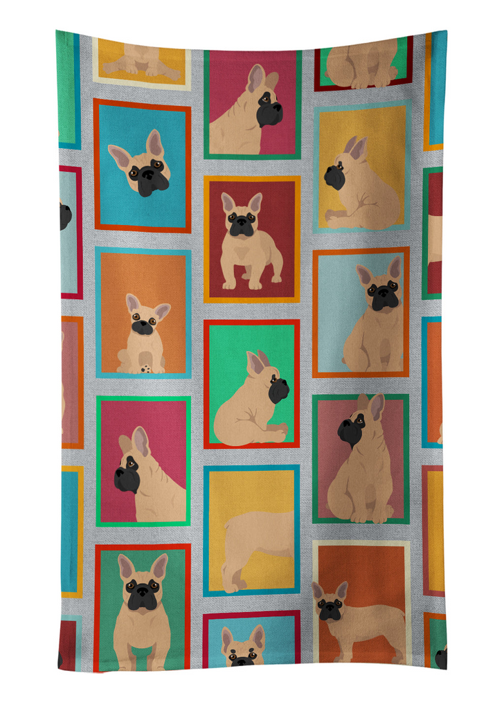 Glamorous Pups : Lots of Fawn French Bulldog Kitchen Towel