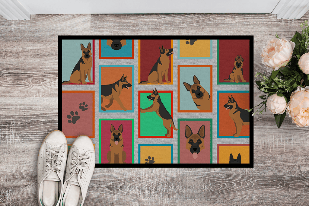 Glamorous Pups : Lots of German Shepherd Doormat