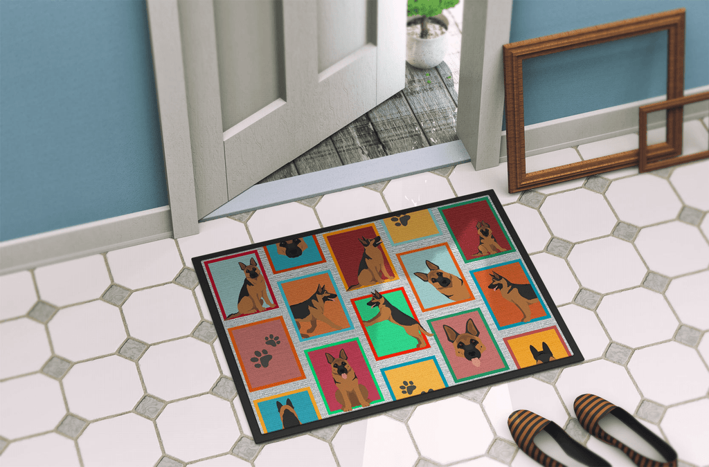 Glamorous Pups : Lots of German Shepherd Doormat
