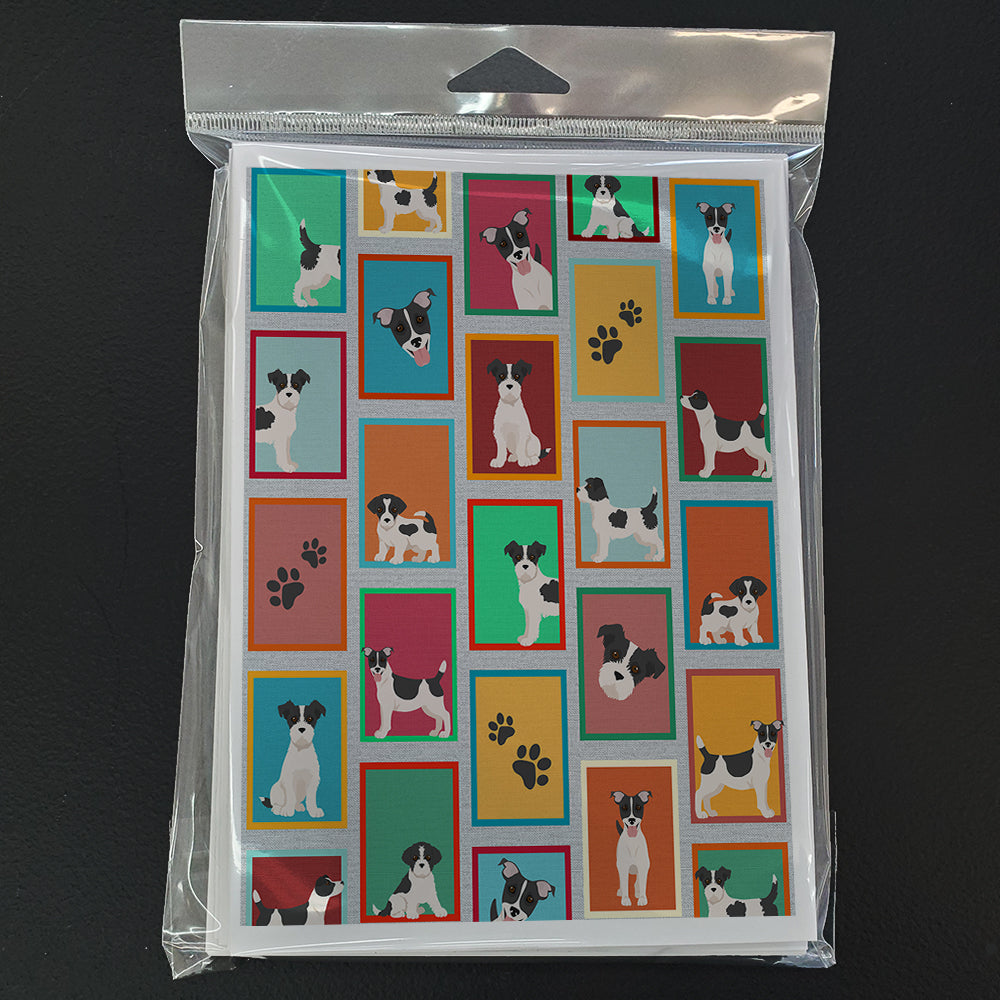 Glamorous Pups : Lots of Jack Russell Terrier Greeting Cards Pack of 8