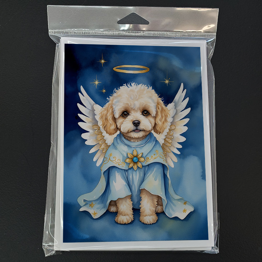 Glamorous Pups : Maltipoo My Angel Greeting Cards Pack of 8