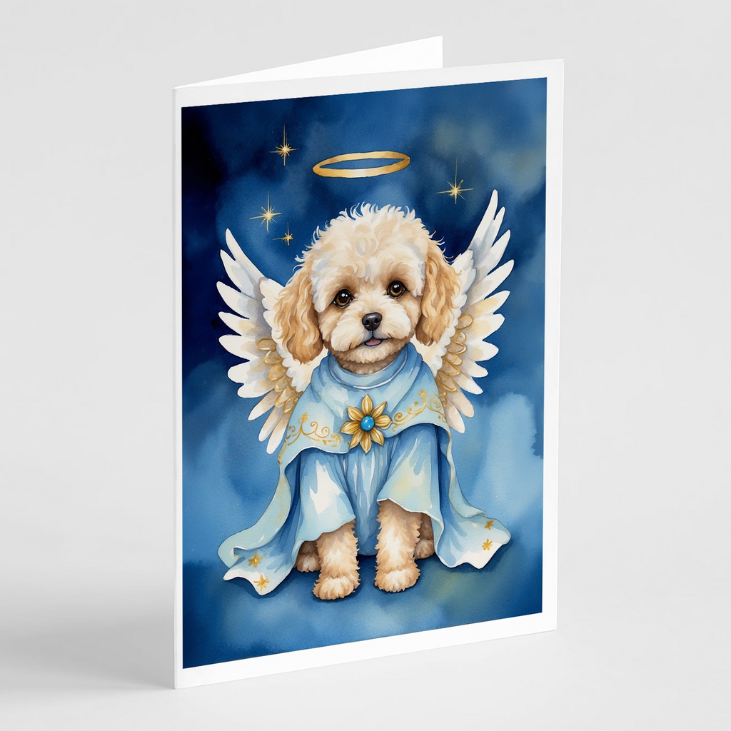 Glamorous Pups : Maltipoo My Angel Greeting Cards Pack of 8