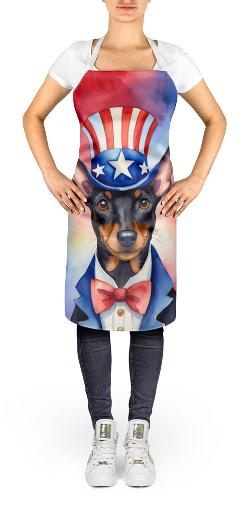 Glamorous Pups : Manchester Terrier Patriotic American Apron