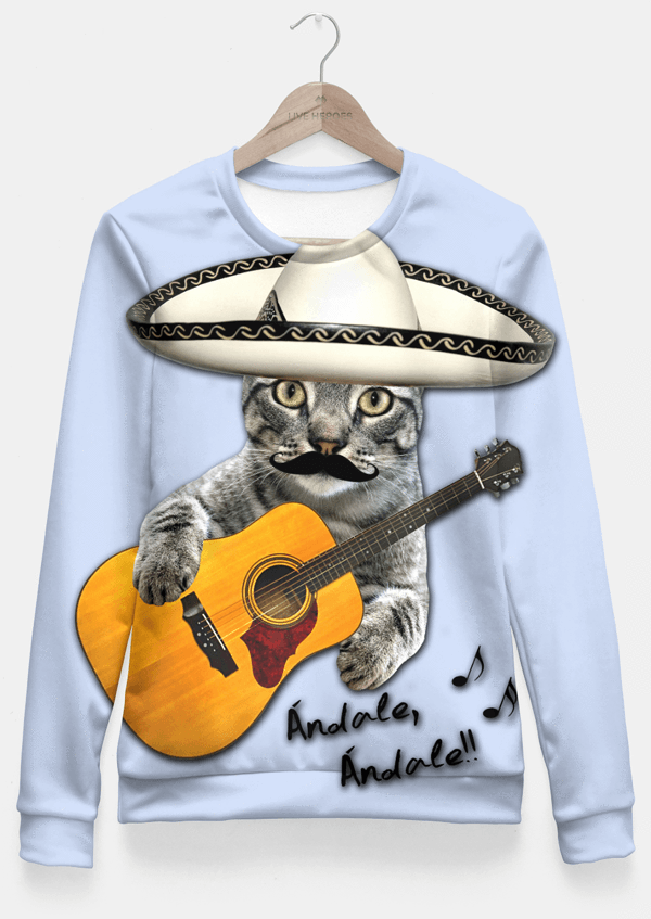 Glamorous Pups : MEXICAN CAT Fitted Waist Sweater Women
