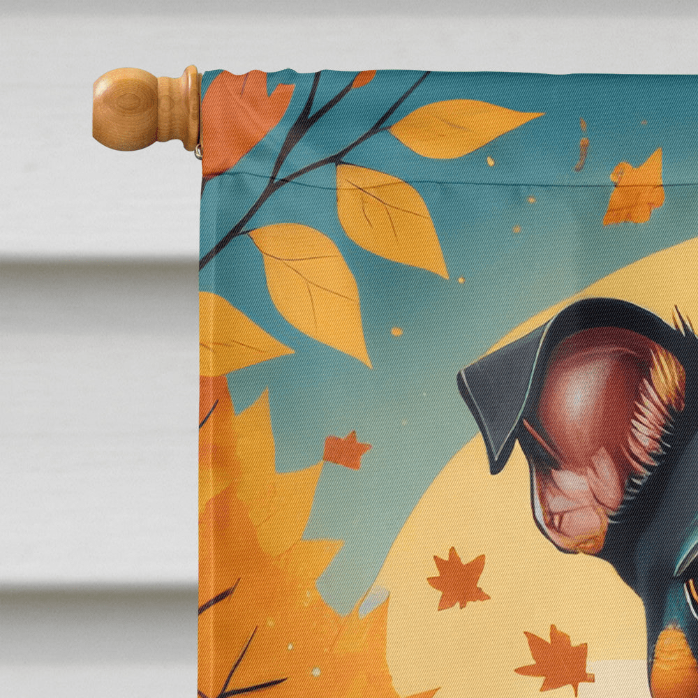 Glamorous Pups : Miniature Pinscher Fall House Flag