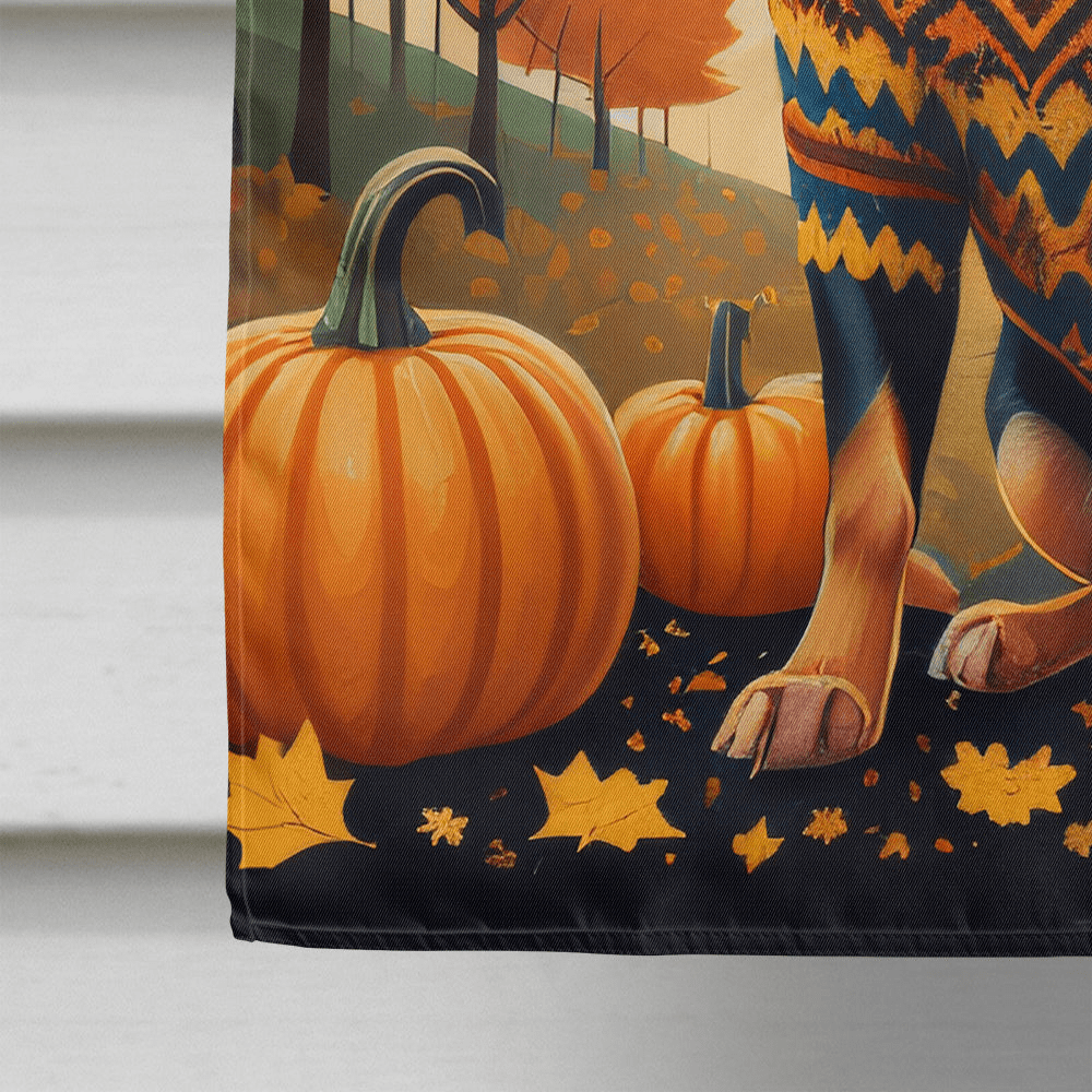 Glamorous Pups : Miniature Pinscher Fall House Flag