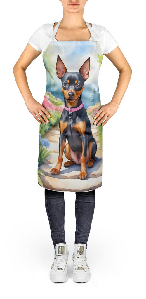 Glamorous Pups : Miniature Pinscher Spring Path Apron