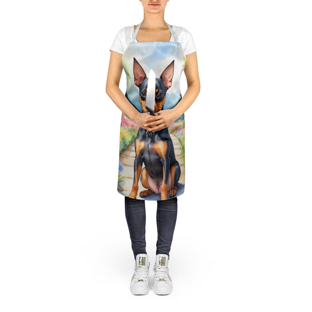 Glamorous Pups : Miniature Pinscher Spring Path Apron
