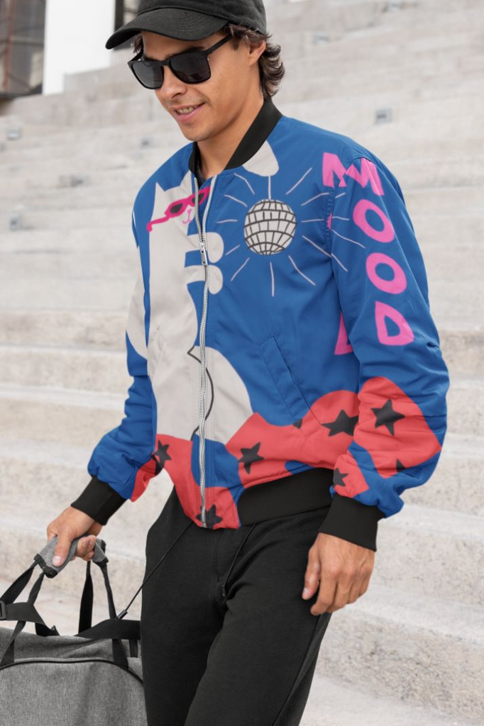 Glamorous Pups : Mood Cat Bomber Jacket