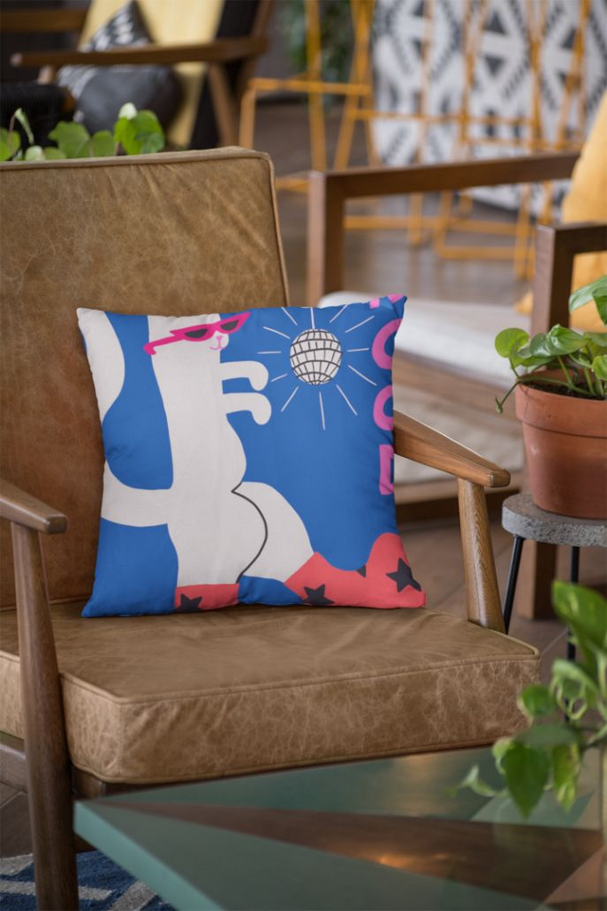 Glamorous Pups : Mood Cat Cushion/Pillow