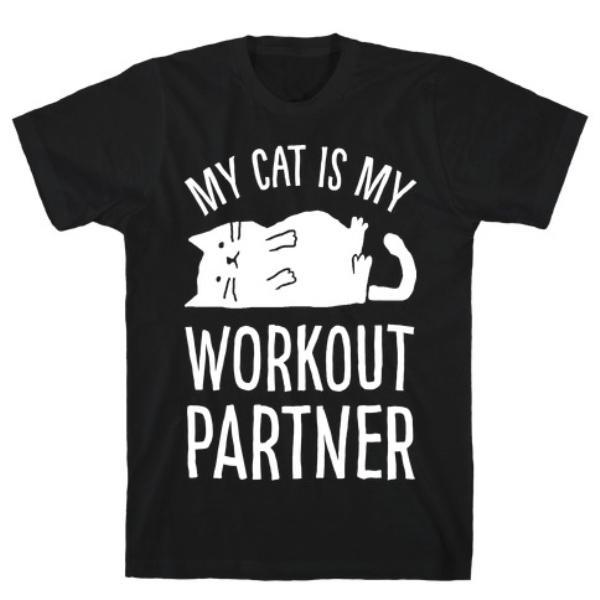 Glamorous Pups : MY CAT IS MY WORKOUT PARTNER