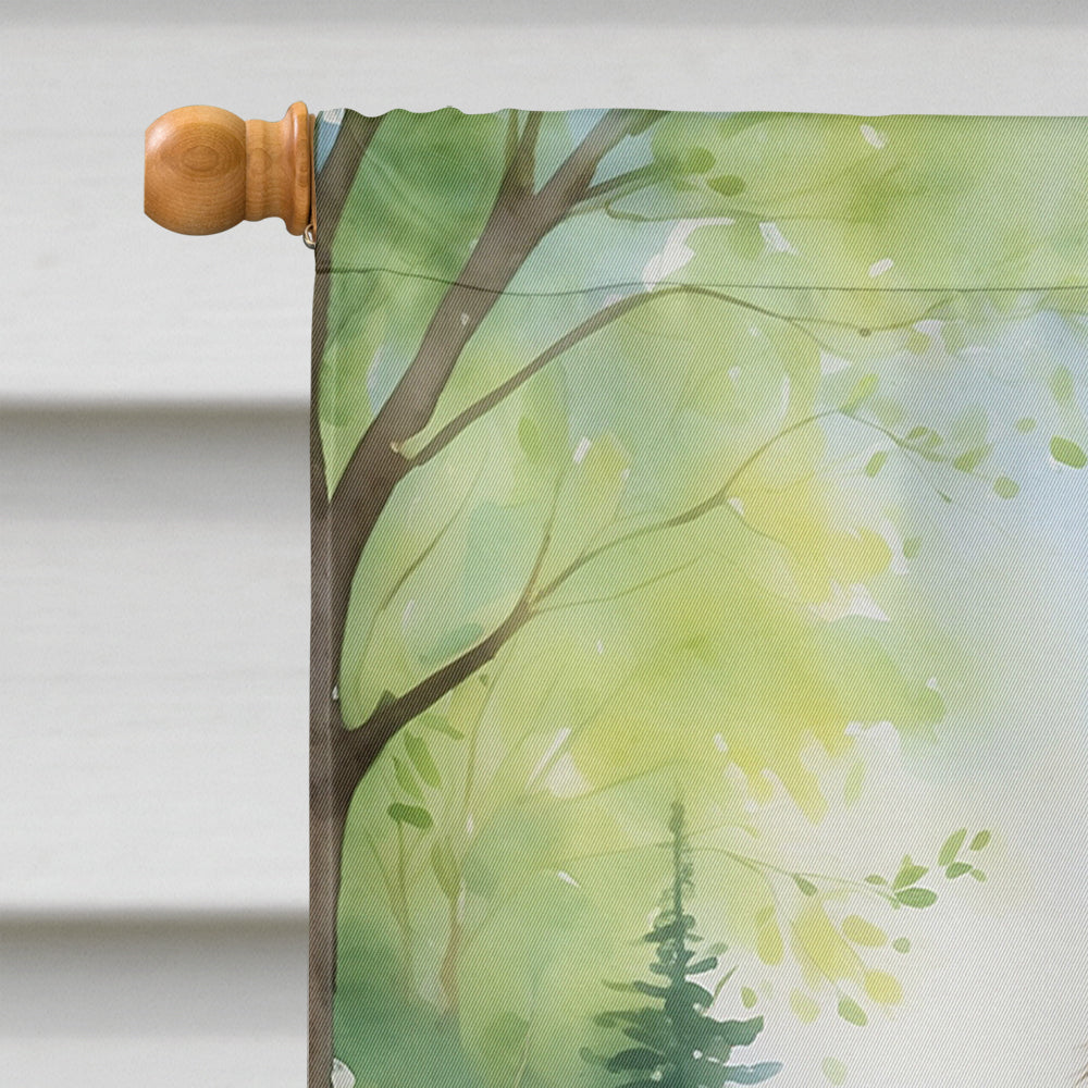 Glamorous Pups : Newfoundland Spring Path House Flag