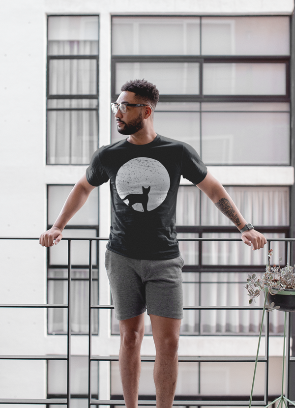 Glamorous Pups : Night Cat T-shirt