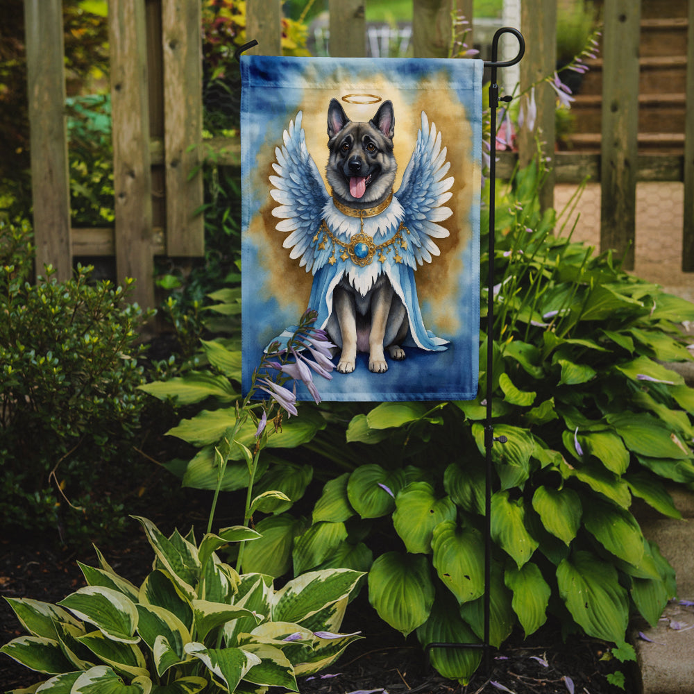 Glamorous Pups : Norwegian Elkhound My Angel Garden Flag