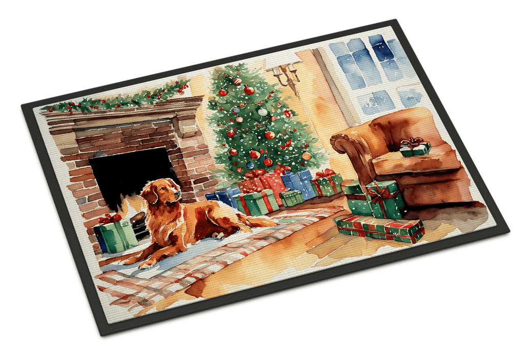 Glamorous Pups : Nova Scotia Duck Tolling Retriever Cozy Christmas Doormat