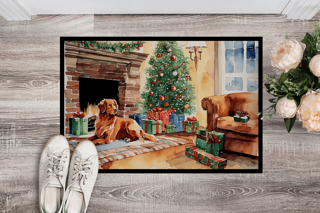 Glamorous Pups : Nova Scotia Duck Tolling Retriever Cozy Christmas Doormat