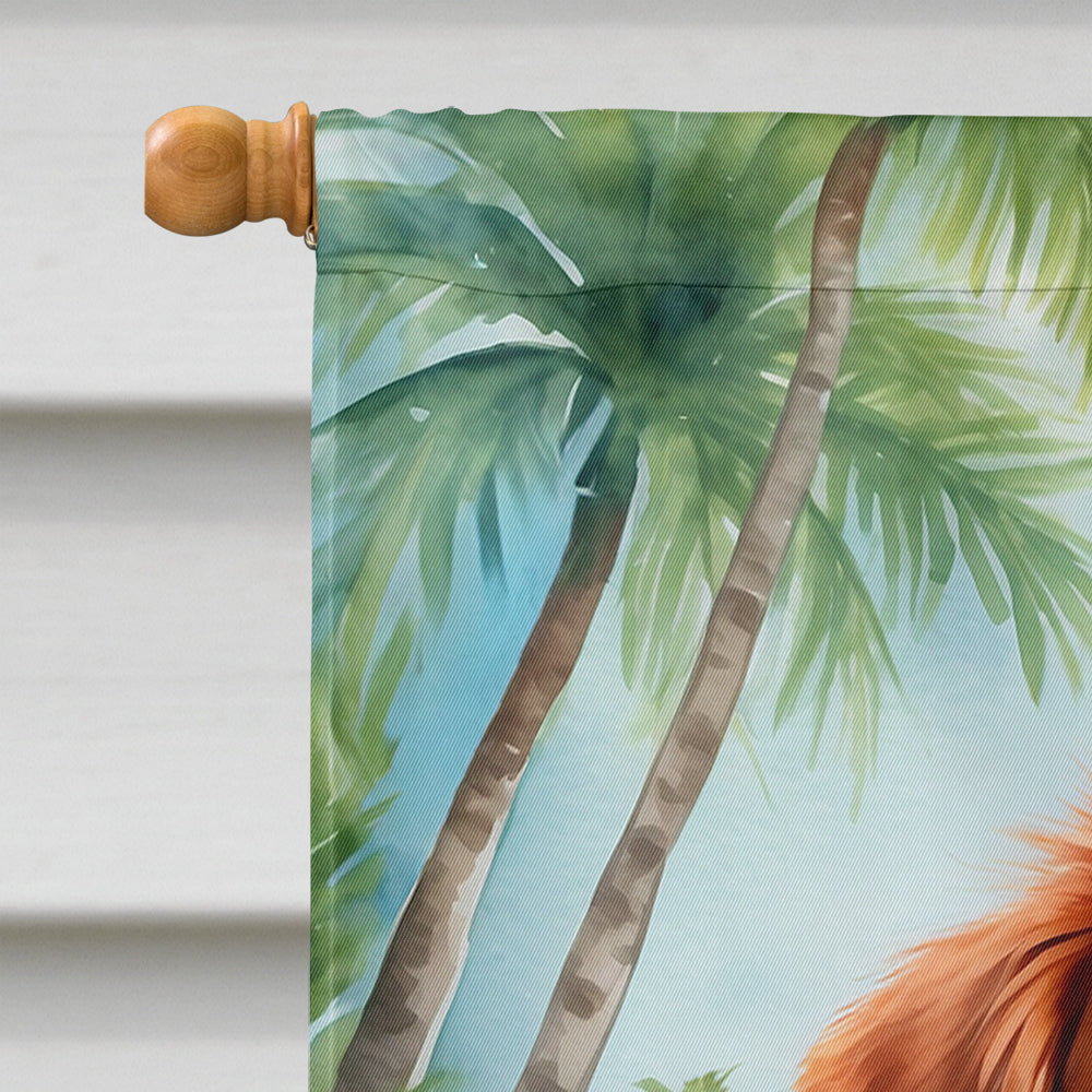 Glamorous Pups : Nova Scotia Duck Tolling Retriever Luau House Flag