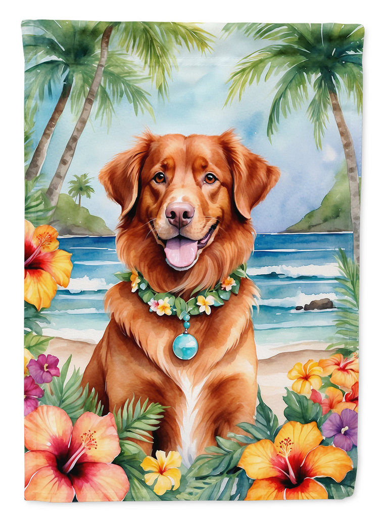 Glamorous Pups : Nova Scotia Duck Tolling Retriever Luau House Flag