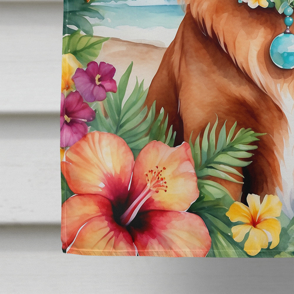 Glamorous Pups : Nova Scotia Duck Tolling Retriever Luau House Flag