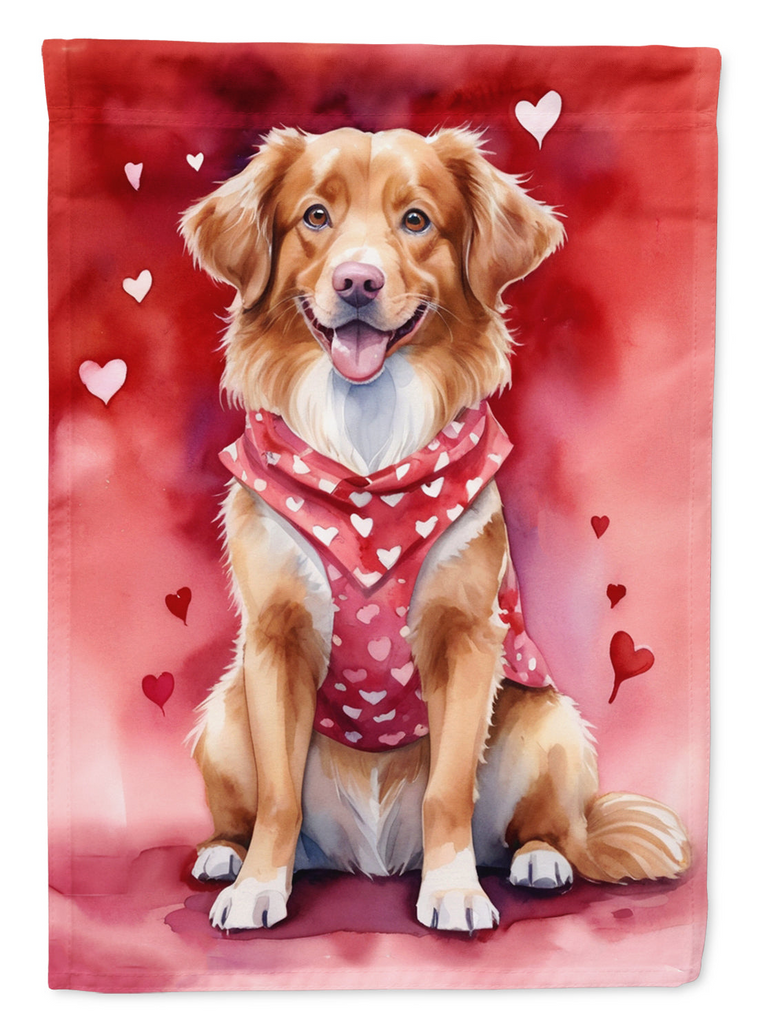 Glamorous Pups : Nova Scotia Duck Tolling Retriever My Valentine Garden Flag