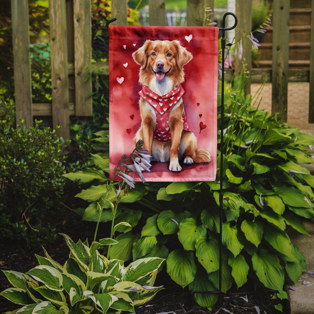 Glamorous Pups : Nova Scotia Duck Tolling Retriever My Valentine Garden Flag