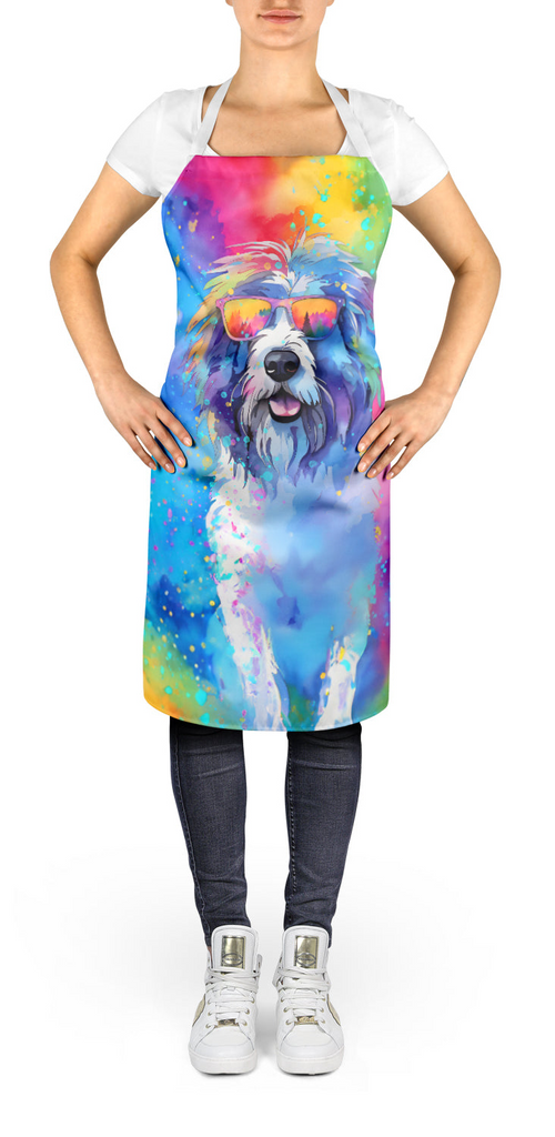 Glamorous Pups : Old English Sheepdog Hippie Dawg Apron