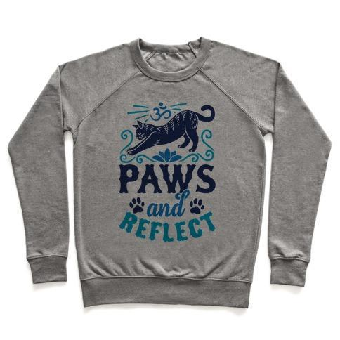 Glamorous Pups : PAWS AND REFLECT (CAT) CREWNECK SWEATSHIRT