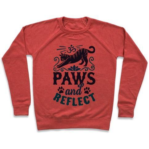 Glamorous Pups : PAWS AND REFLECT (CAT) CREWNECK SWEATSHIRT