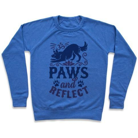 Glamorous Pups : PAWS AND REFLECT (DOG) CREWNECK SWEATSHIRT