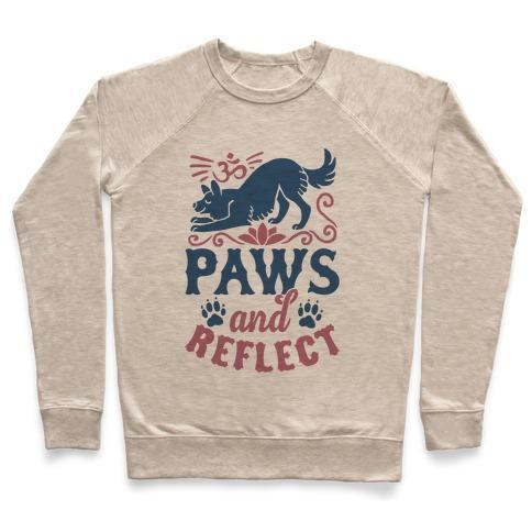 Glamorous Pups : PAWS AND REFLECT (DOG) CREWNECK SWEATSHIRT