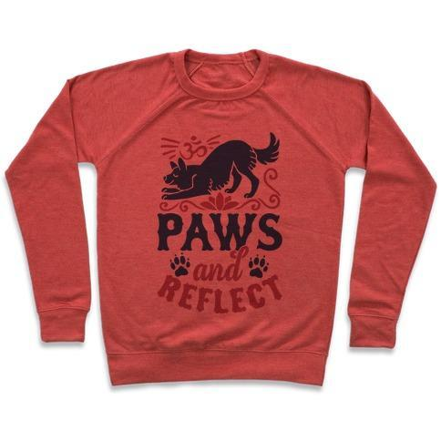 Glamorous Pups : PAWS AND REFLECT (DOG) CREWNECK SWEATSHIRT