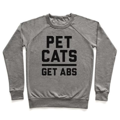 Glamorous Pups : PET CATS GET ABS CREWNECK SWEATSHIRT