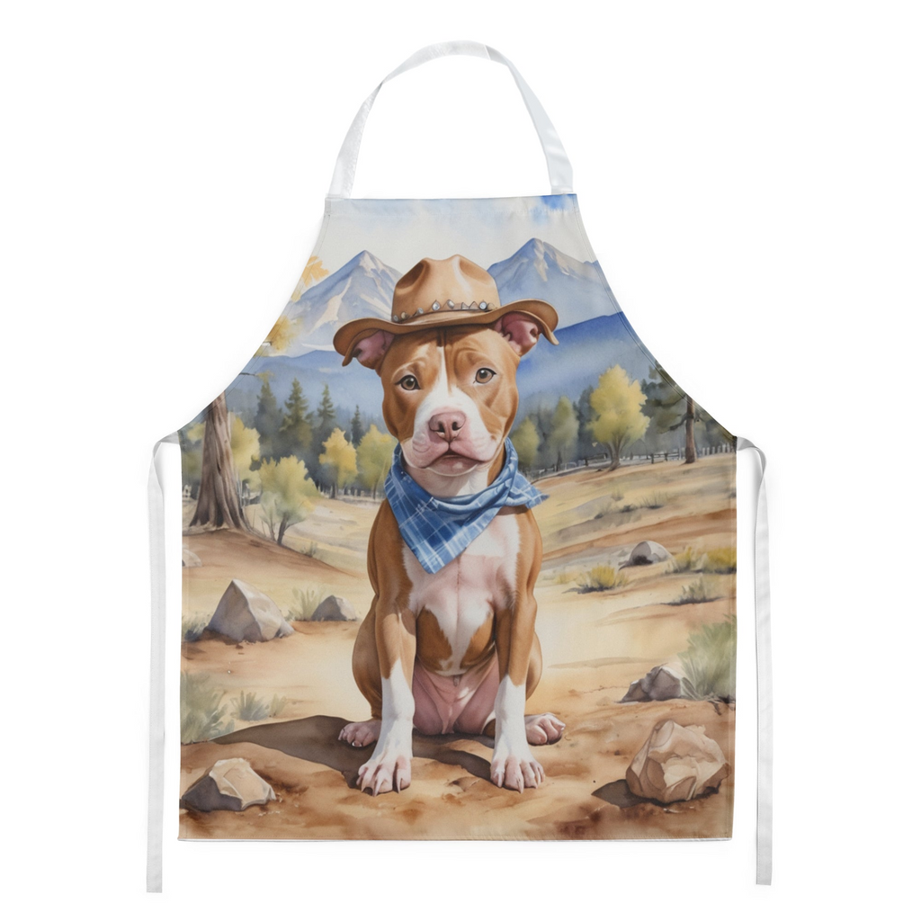Glamorous Pups : Pit Bull Terrier Cowboy Welcome Apron