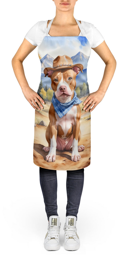 Glamorous Pups : Pit Bull Terrier Cowboy Welcome Apron