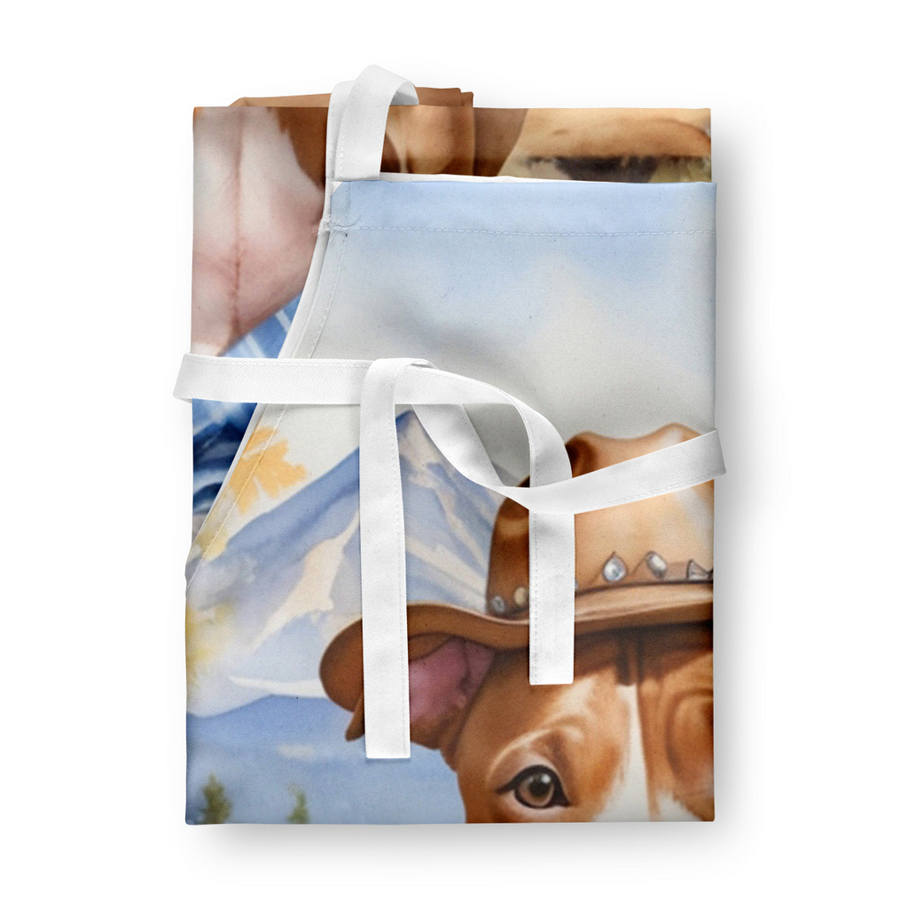 Glamorous Pups : Pit Bull Terrier Cowboy Welcome Apron