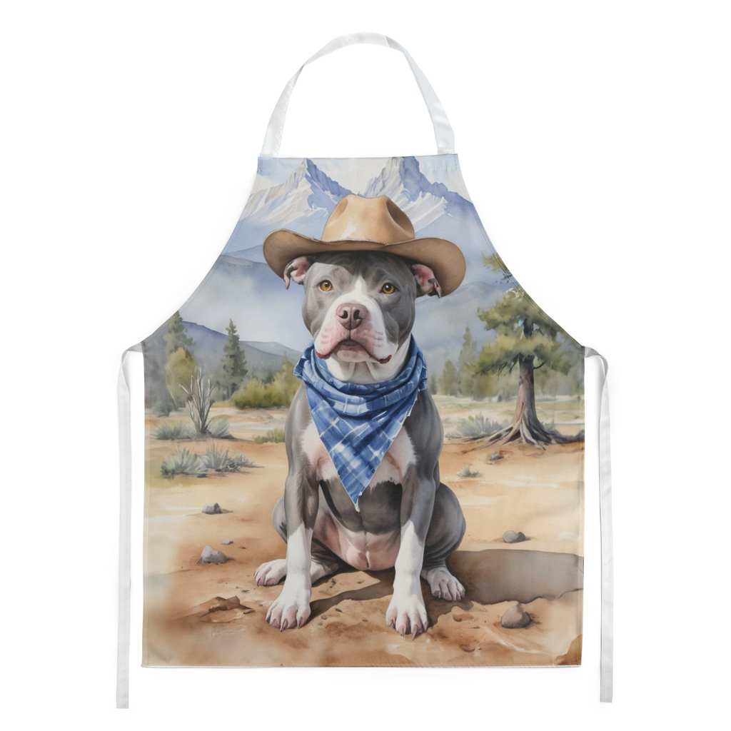 Glamorous Pups : Pit Bull Terrier Cowboy Welcome Apron